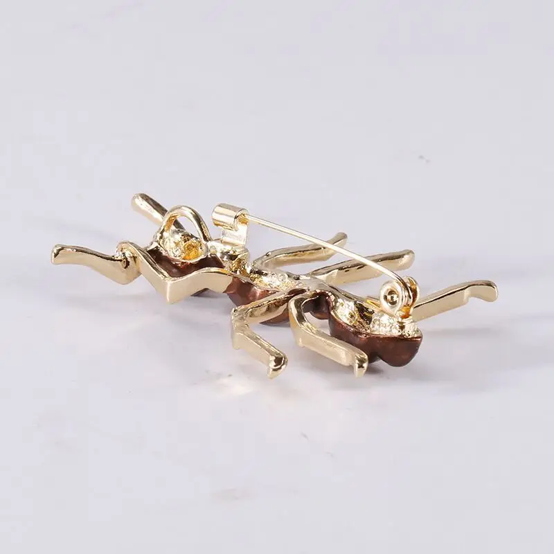 Neue Emaille-Ant-Brosche, Insekten-Anstecknadeln, elegantes, vielseitiges Accessoire für Männer und Frauen, Unisex, trendiger Modeschmuck, Geschenke – Detail 6