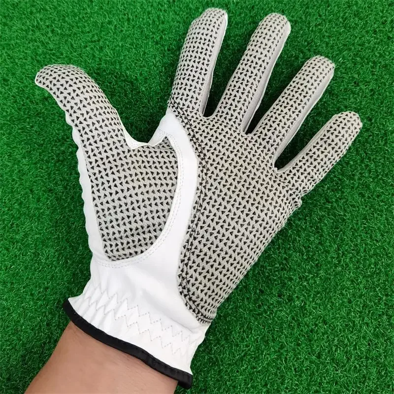 Lambskin anti-skid, comfortable, wear-resistant, breathable golf left hand gloves for men\'s golf products