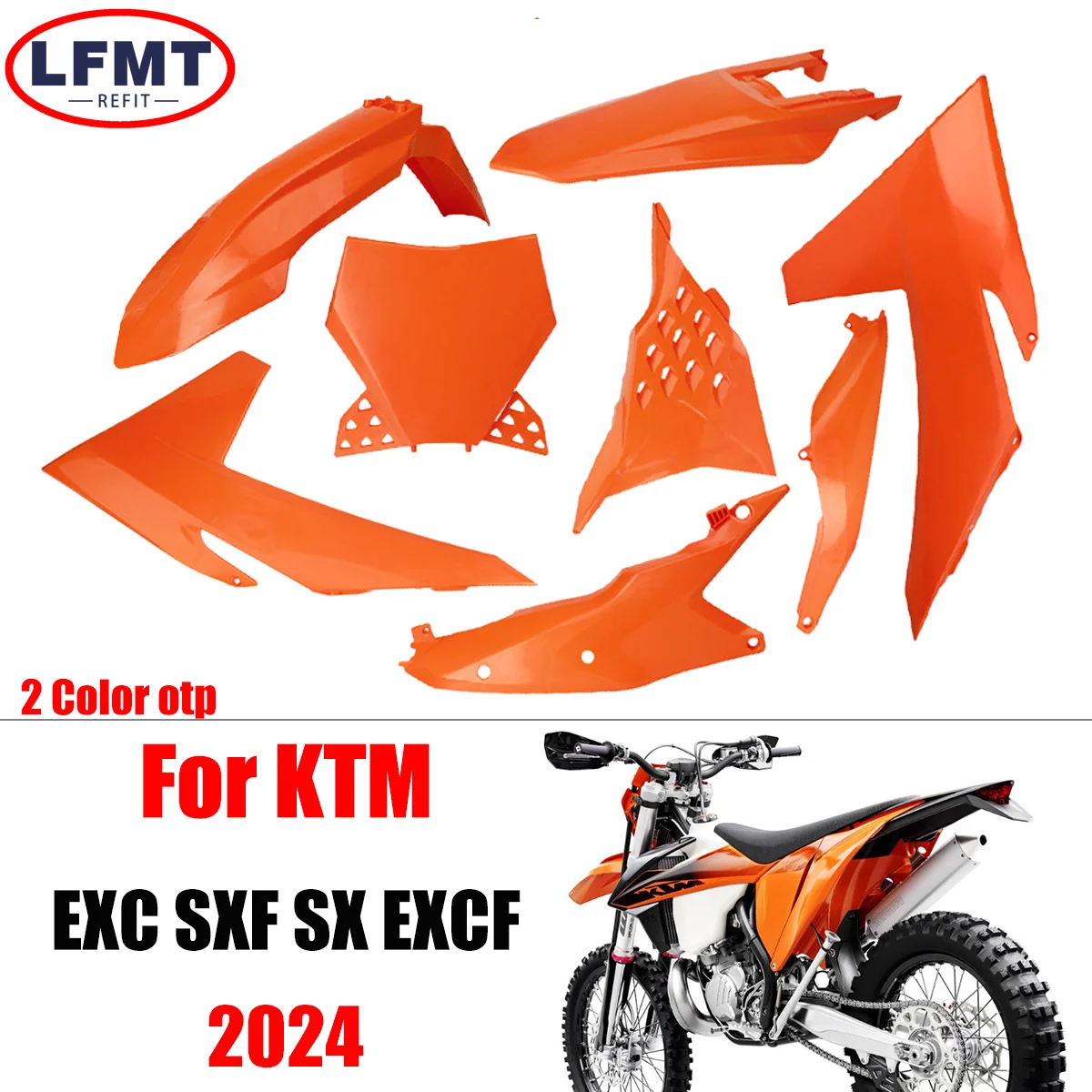 

2024 New Motorcycle Whole car fairing body protection plate For KTM EXC EXCF EXC/F SX SXF SX/F CKD 150-500CC Motocross parts