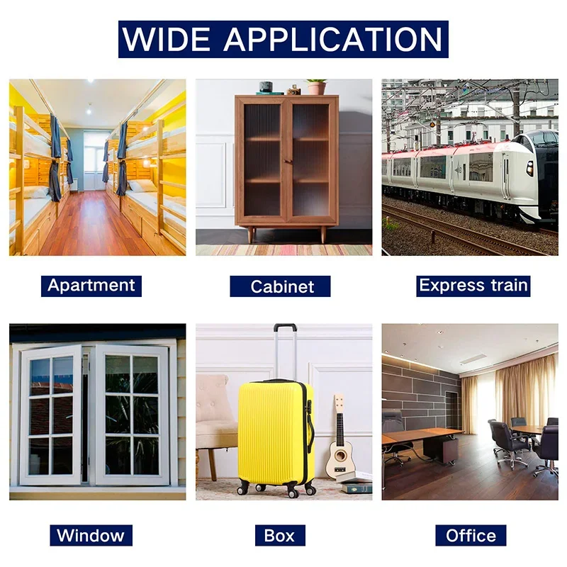 KERUI مقاوم للماء قفل بكلمة مرور قفل مجمع قفل قفل الباب بدون مفتاح للمنزل أمن الأمتعة حقيبة قفل مضاد للسرقة #6