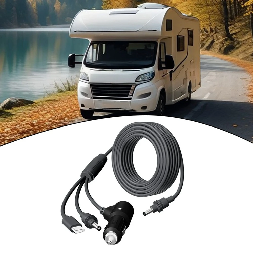 2/3/5 متر ل Starlink Mini 3 في 1 مع التبديل Type-C/DC وصلة كابل الطاقة ل Starlink سيارة صغيرة ولاعة السجائر التوصيل والتيار المستمر الذكور