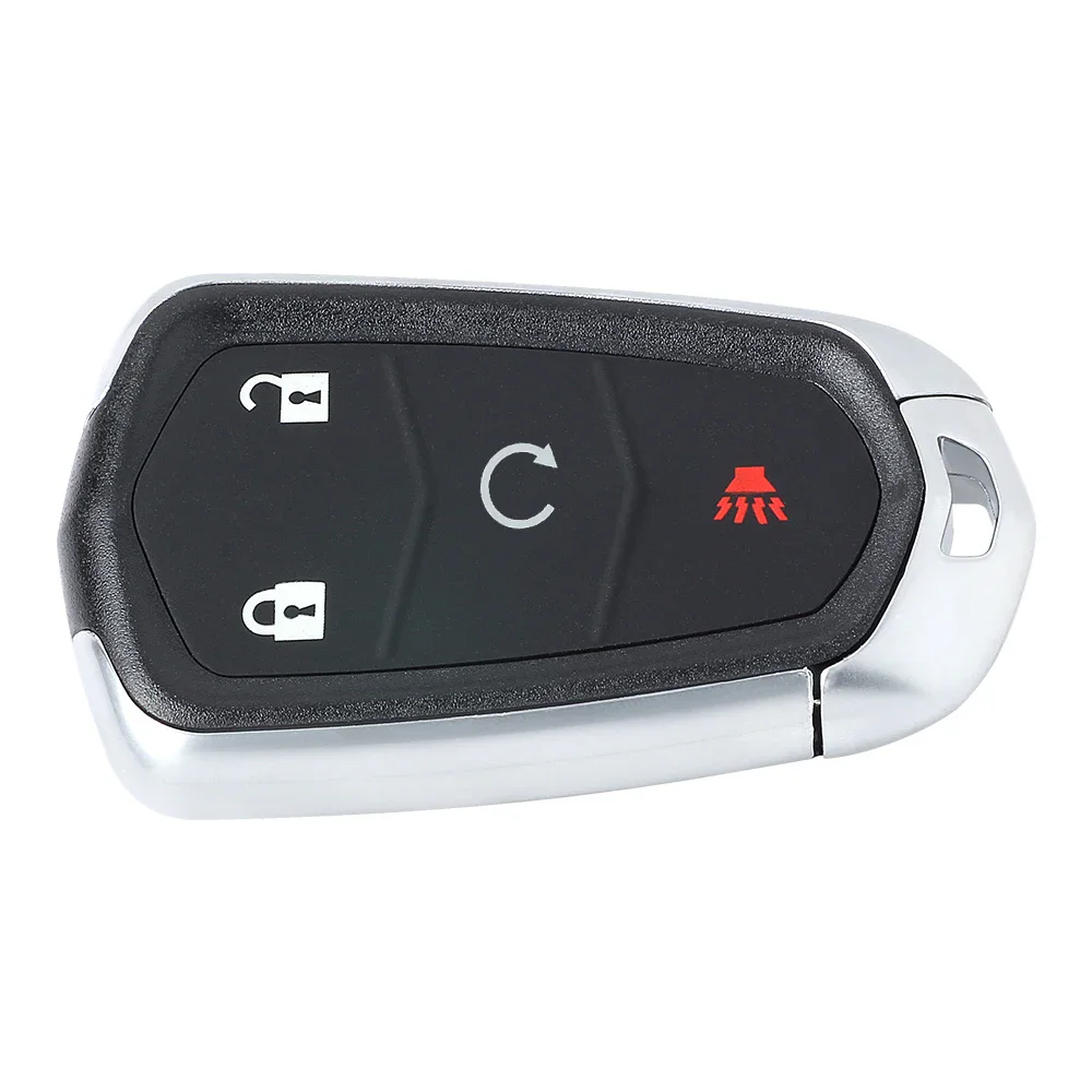 KEYECU FCC ID: HYQ2ES Smart Remote Control Car Key Fob 4 5 Buttons 433MHz ID46 Chip for Cadillac XT4 XT5 XT6 2020 2021 2022 2023