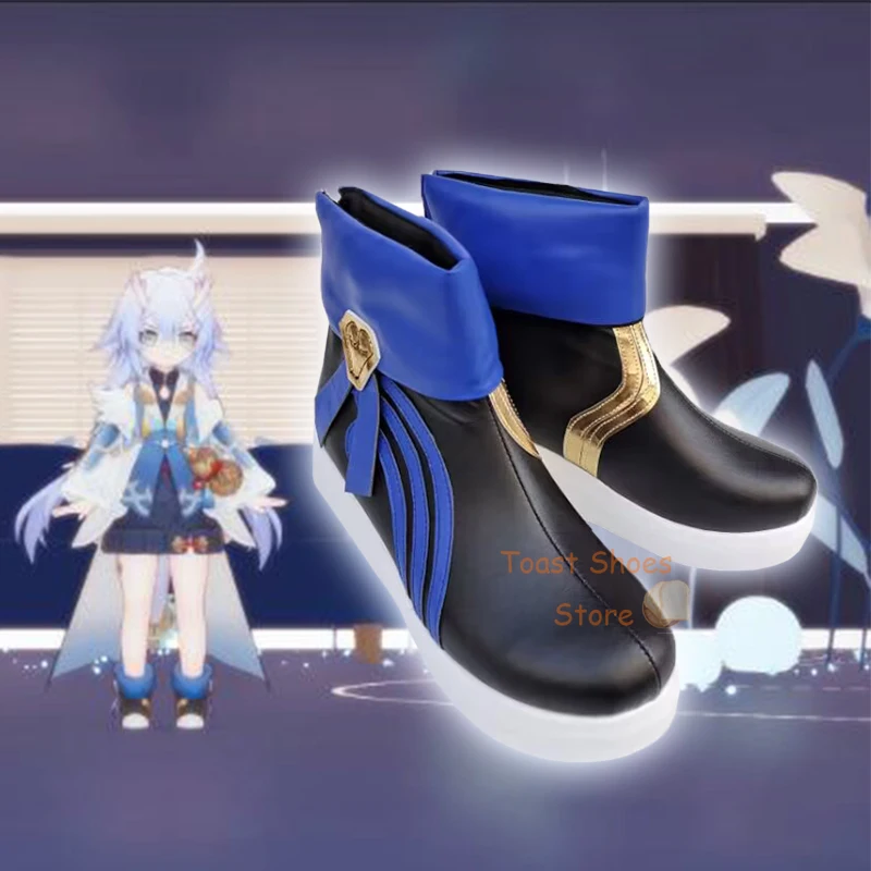 Honkai Star Rail Bailu Cosplay Shoes Comic Anime Game Role Play for Con Party Halloween Cosplay Costume Prop Shoes