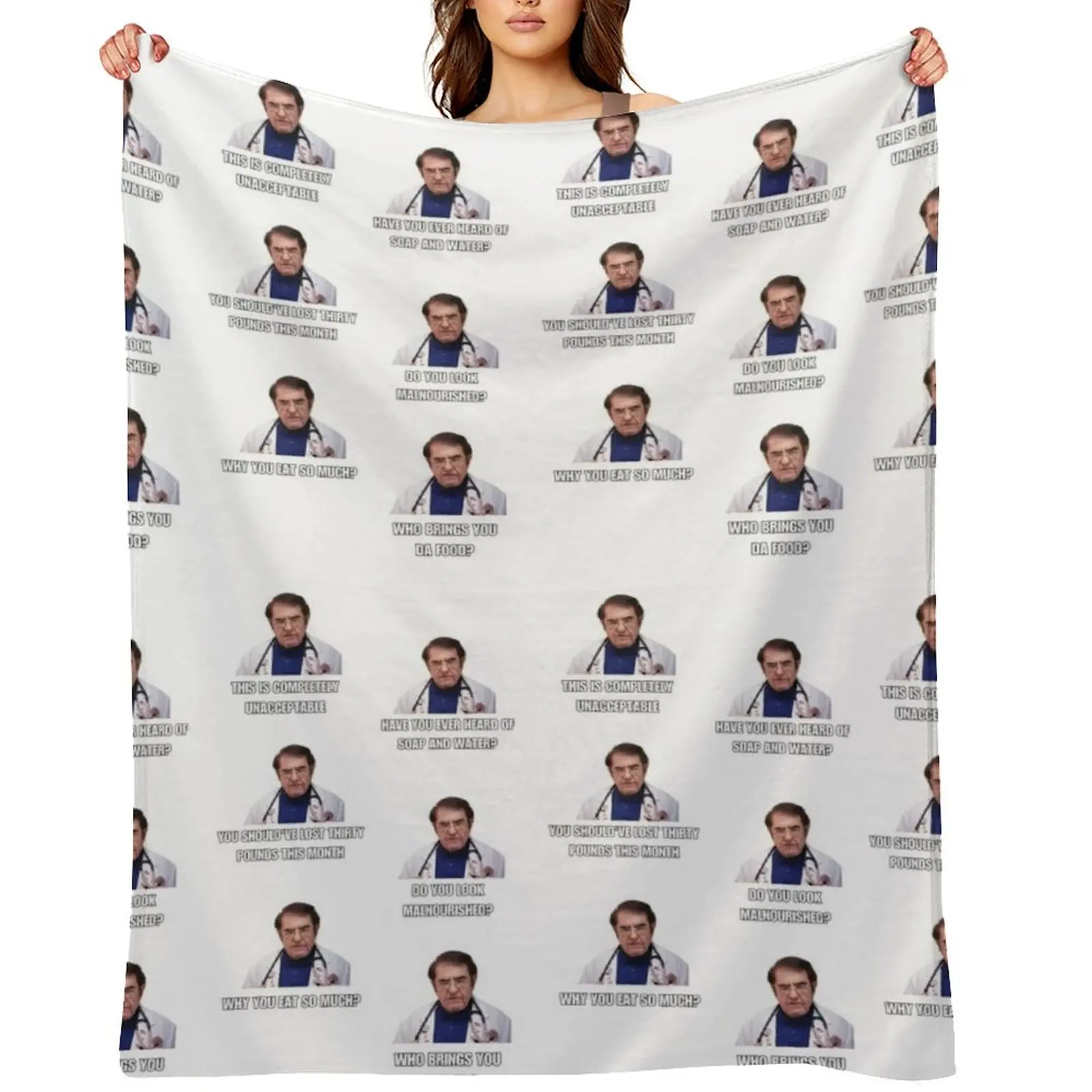 

My 600 lb Life Dr. Now Iconic Quotes Throw Blanket Flannels Blankets For Bed Blankets For Sofas Furrys Blankets