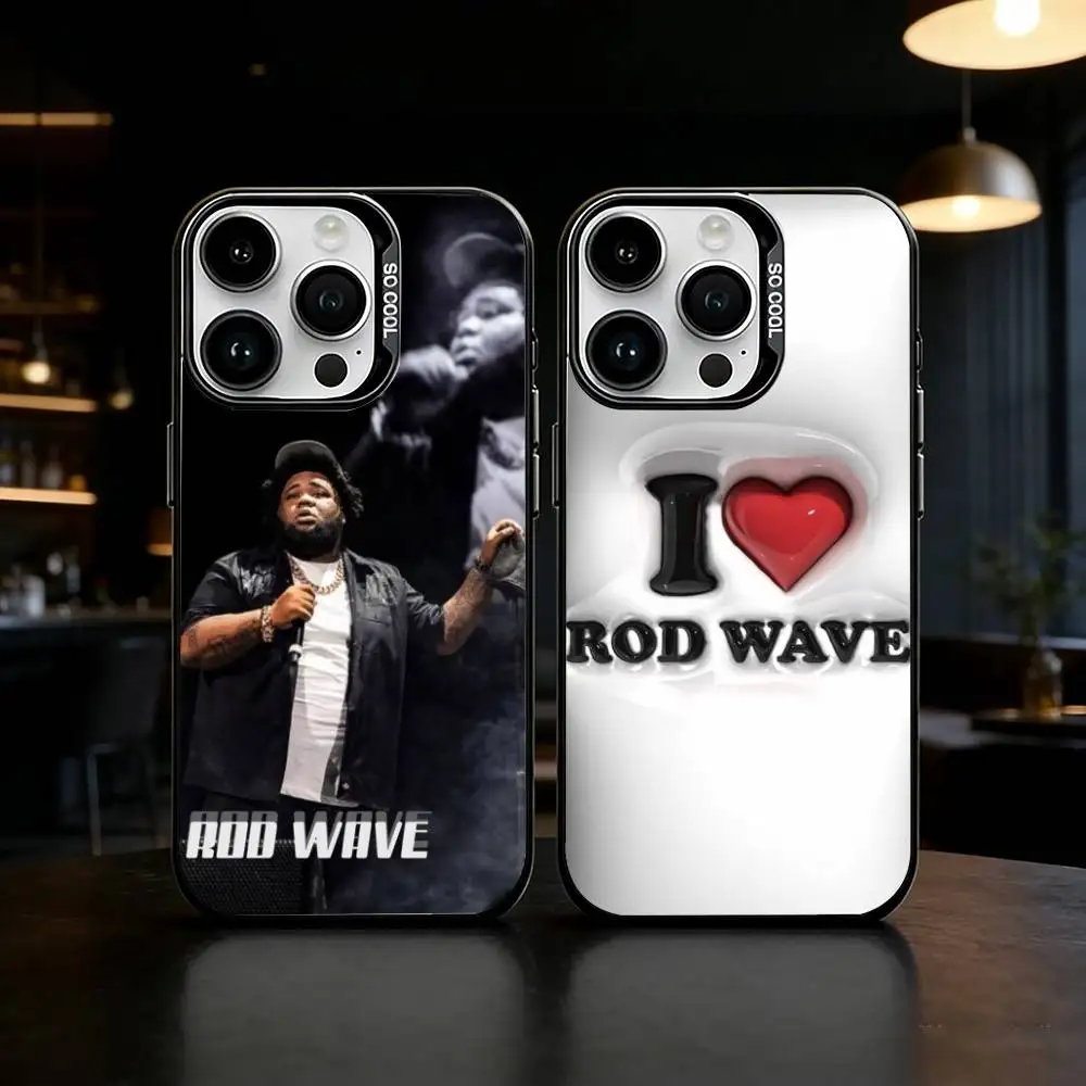 

R-Rod Wave Phone Case For iPhone 17,16,15,14,13,12,11,Pro Max,Plus Candy Silver Cover