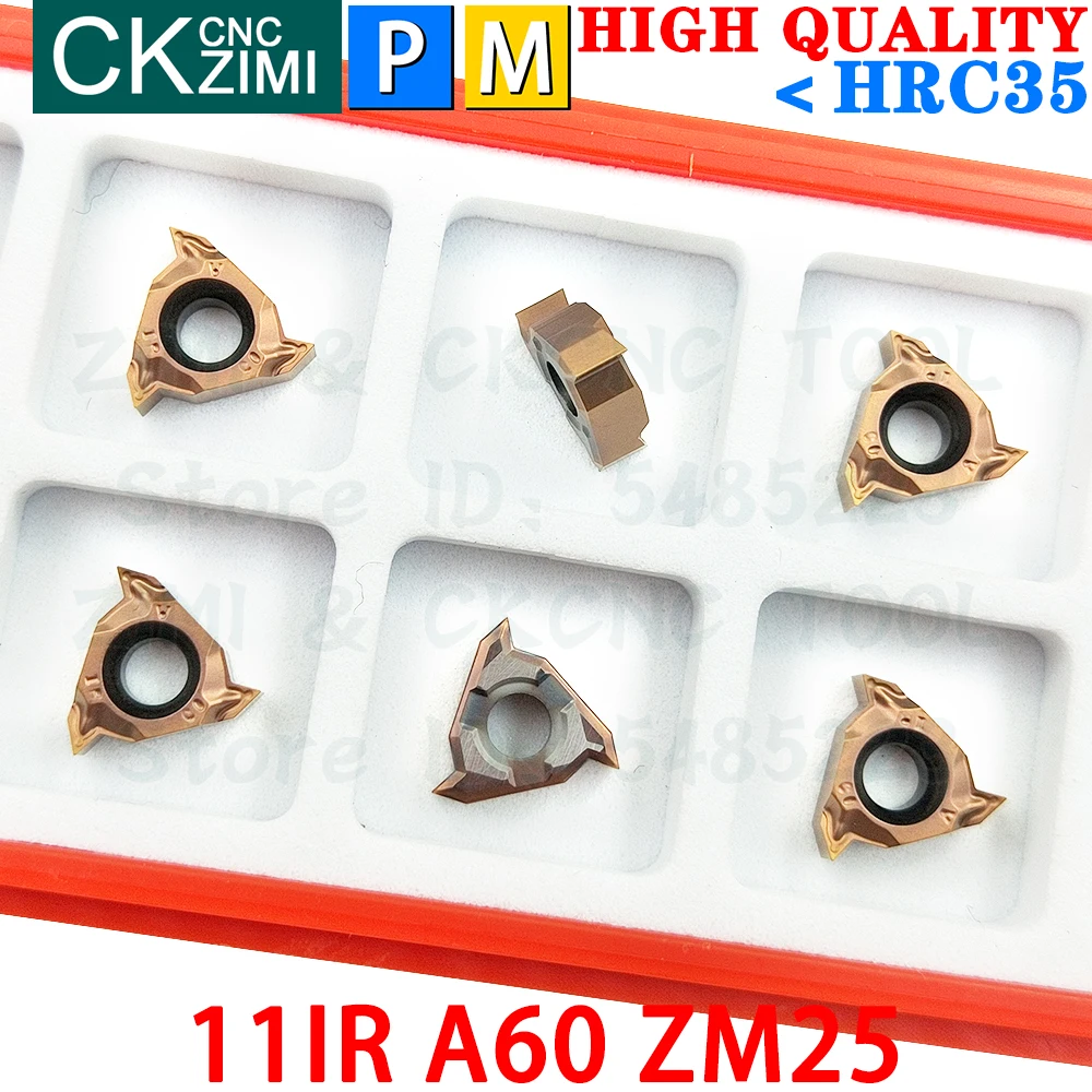 11IR A60 ZM25 มิลลิเมตรคาร์ไบด์แทรกกระทู้ภายในเกลียวเปลี่ยนแทรกเครื่องมือCNCเครื่องกลโลหะกลึงเครื่องมือ SNL SNR SER SEL