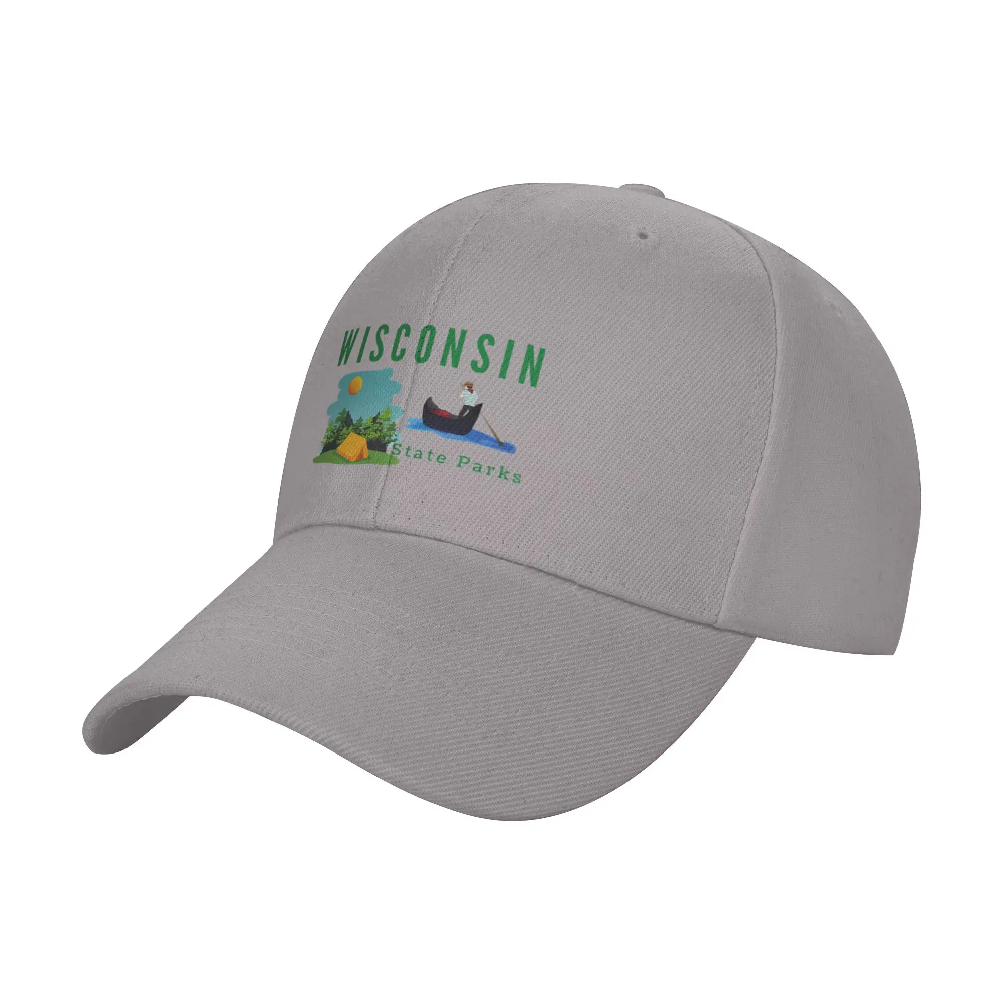 Hot Sale Wisconsin State Parks Baseball Cap  Vintage Hat  Road Trip Hat
