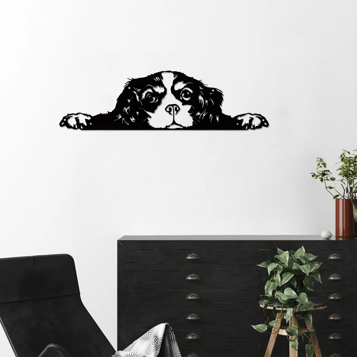 1pc Cavalier King Charles Spaniel Dog  Home Decoration, Scene Decoration, Interior Decoration, Wall Art Hanging Decoration