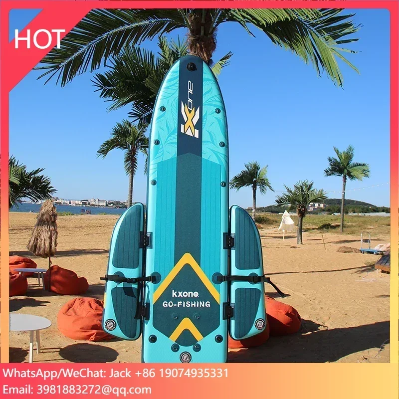 

Goods in Stock New Series Collapsible Motor Fishing Board Portable E-fin Stable Fold Board Inflatable Collapsible Fishing Kayak