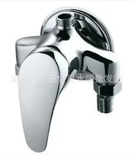 Triangle shower faucet fitted with shower sprinkler valve alloy hot and cold shower faucet solar water valve