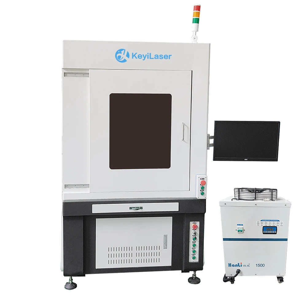 

KEYILASER High Speed Fiber Laser Cutter Automatic Diamond Dicing Saw Cutting Machine For Silicon Wafer