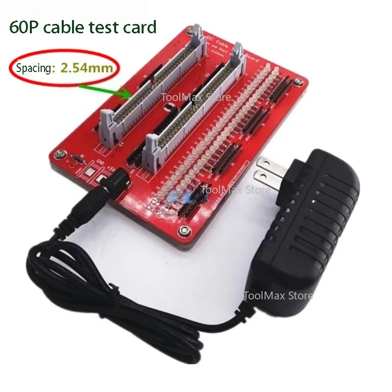 2.54mm 간격의 IDC 8-64p 테스트 보드의 개회로 및 단락 회로 감지