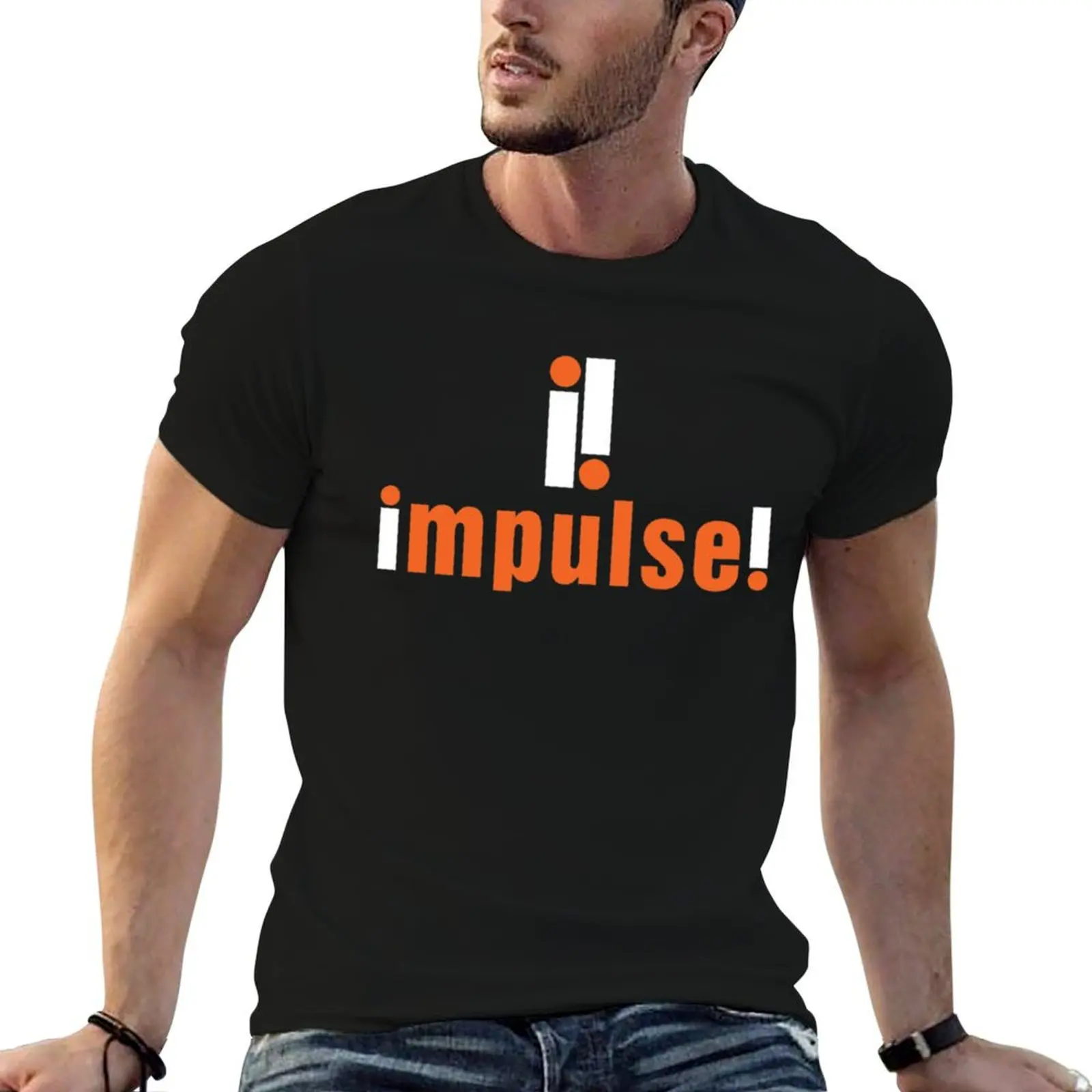 

Impulse Records T-Shirt man t shirt cotton high quality funny t shirts dark humor T-Shirt