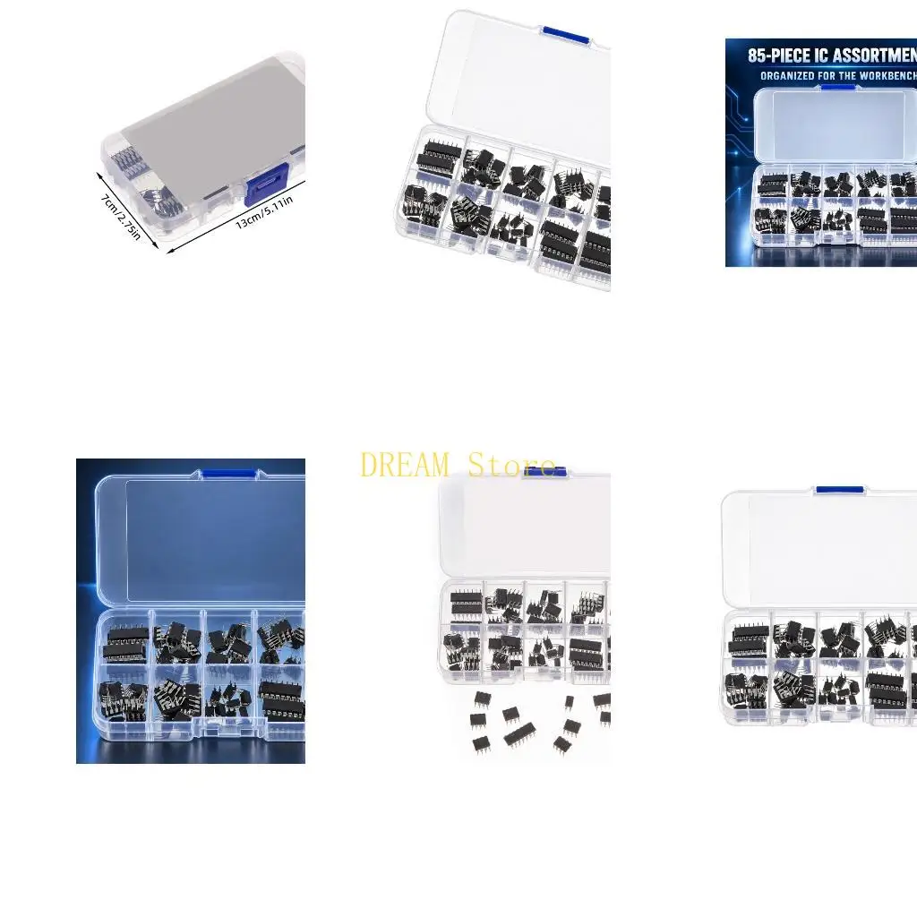 conjunto-sortimento-chips-circuito-integrado-sinal-com-10-tipos-para-amplificacao-filtragem-comparacao-e