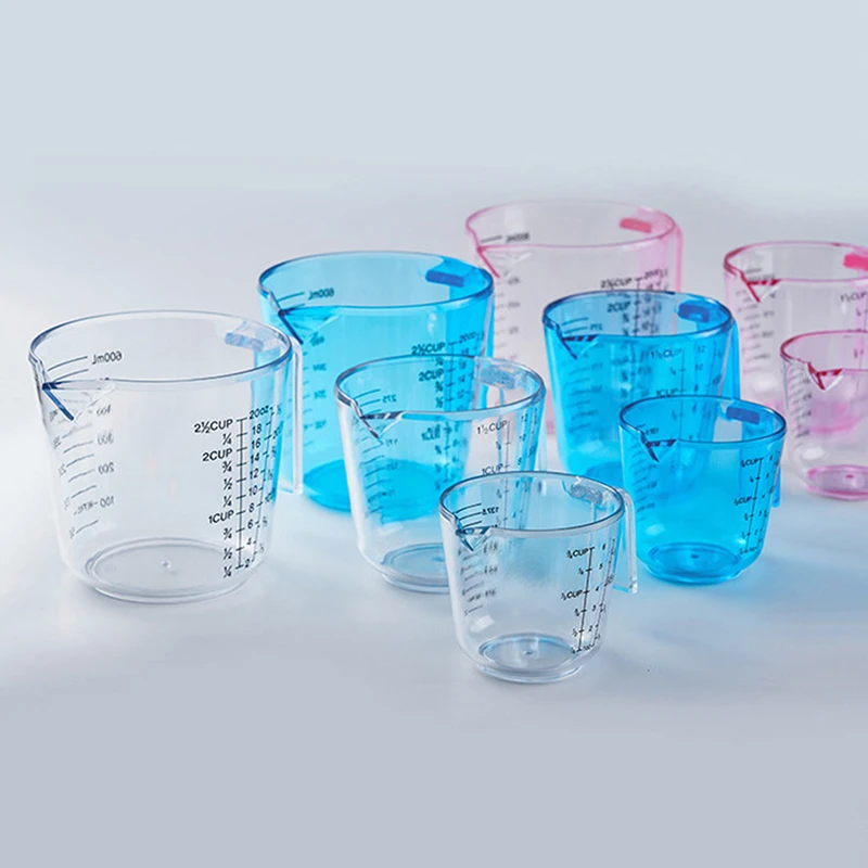New Sale 1Pc 150/300/600Ml Multipurpose Plastic Measuring Cu