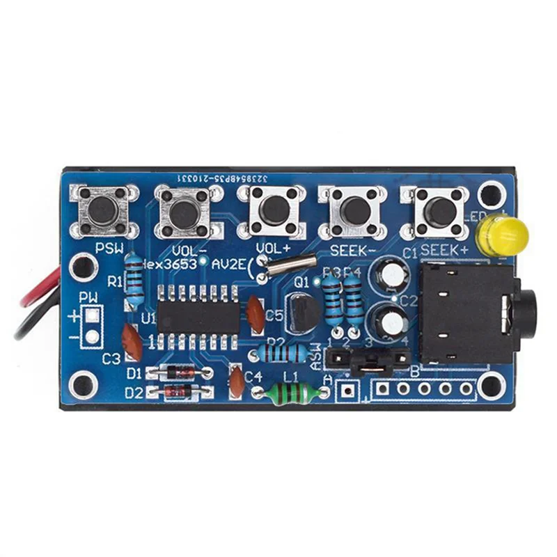 B21B 2X RDA5807 Kit elettronici fai da te Modulo ricevitore radio FM stereo wireless PCB 76Mhz-108Mhz DC 1.8V-3.6V