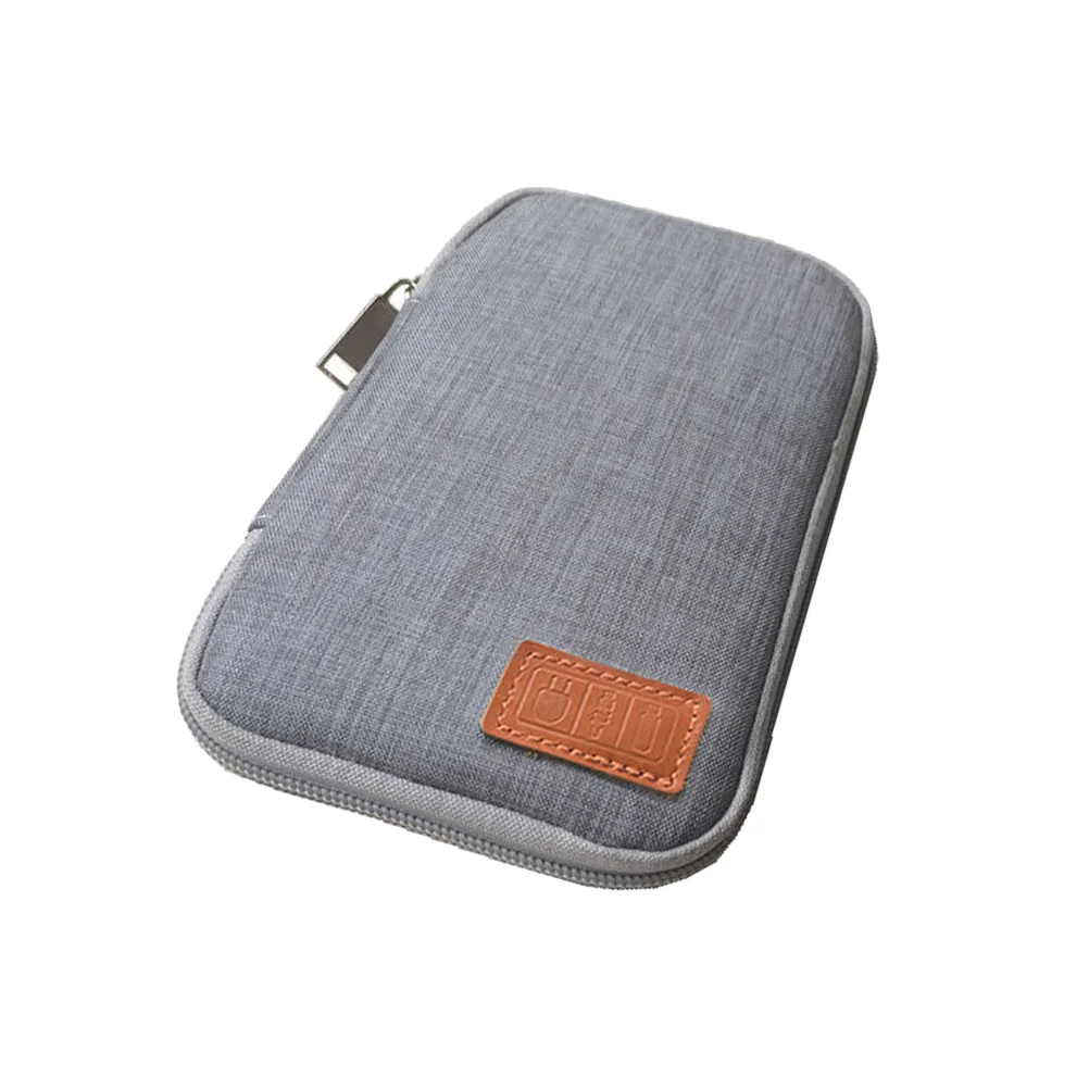 

Premium Earphone Bag with Multiple Pockets Fits All USB Cables Phones Accessories Compact Travel Electronics Organizer Pouch