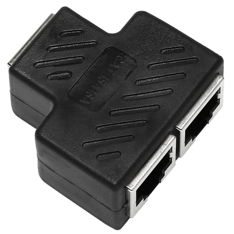 

2 Port RJ45 Splitter Adapter LAN Network Ethernet Extender Connector Plug Lot