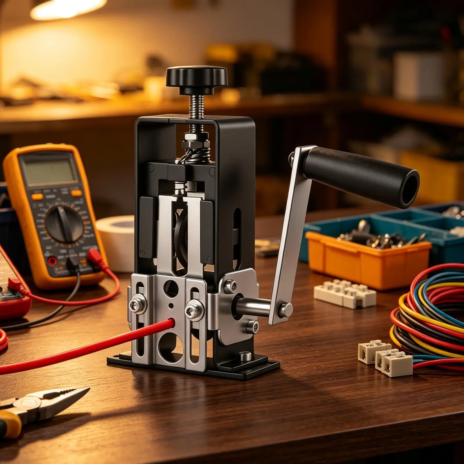 Wire Stripper Machine Drill Powered Copper Cable Scrapping Hand Pull Wire Stripper Machine For Electrician Electrical Work