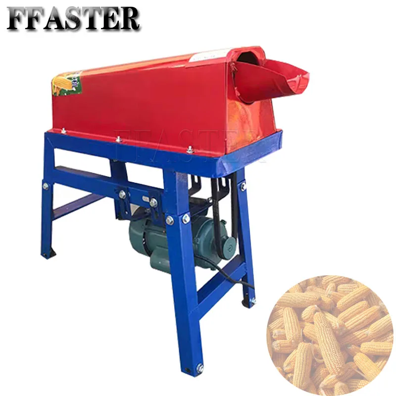 Best Selling Household Small Double Cylinder Electric Corn Thresher Shelling Equipment Maize Sheller Threshering Machine