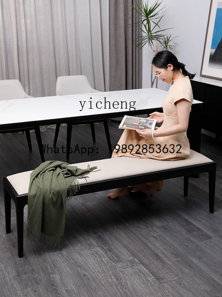 CC  Bench Bedside Stool Bedroom Sofa Bedside Step Bed Front Stool Modern Light Luxury Bedside Stool