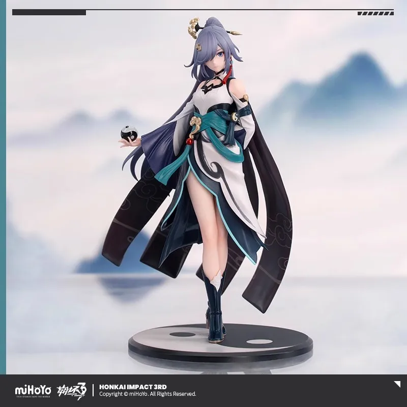 

[Genuine] miHoYo Game Honkai Impact 3RD FuHua 1/8 Cosplay Cartoon Ornament Anime 21CM PVC&ABS Accessories Models Halloween Gifts