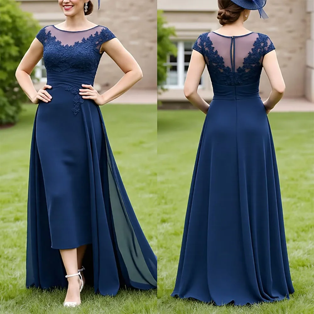 

High Quality Customized Lace Woman Floor Length Dresses for Woman Vestidos De Fiesta Elegantes فساتين سهره نسائي Robe De Soirée