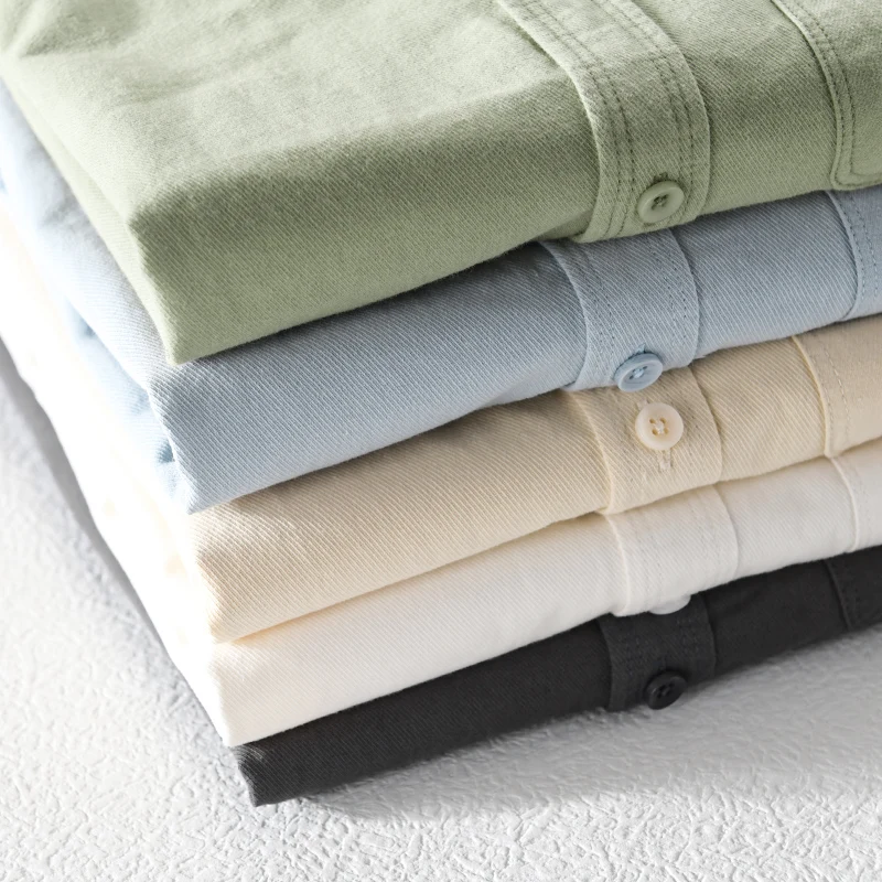 Embroidered New Arrival Long Sleeve Trendy Casual Cotton Shirt Men Brand Comfortable Top Clothes Chemise Homme Dropshipping