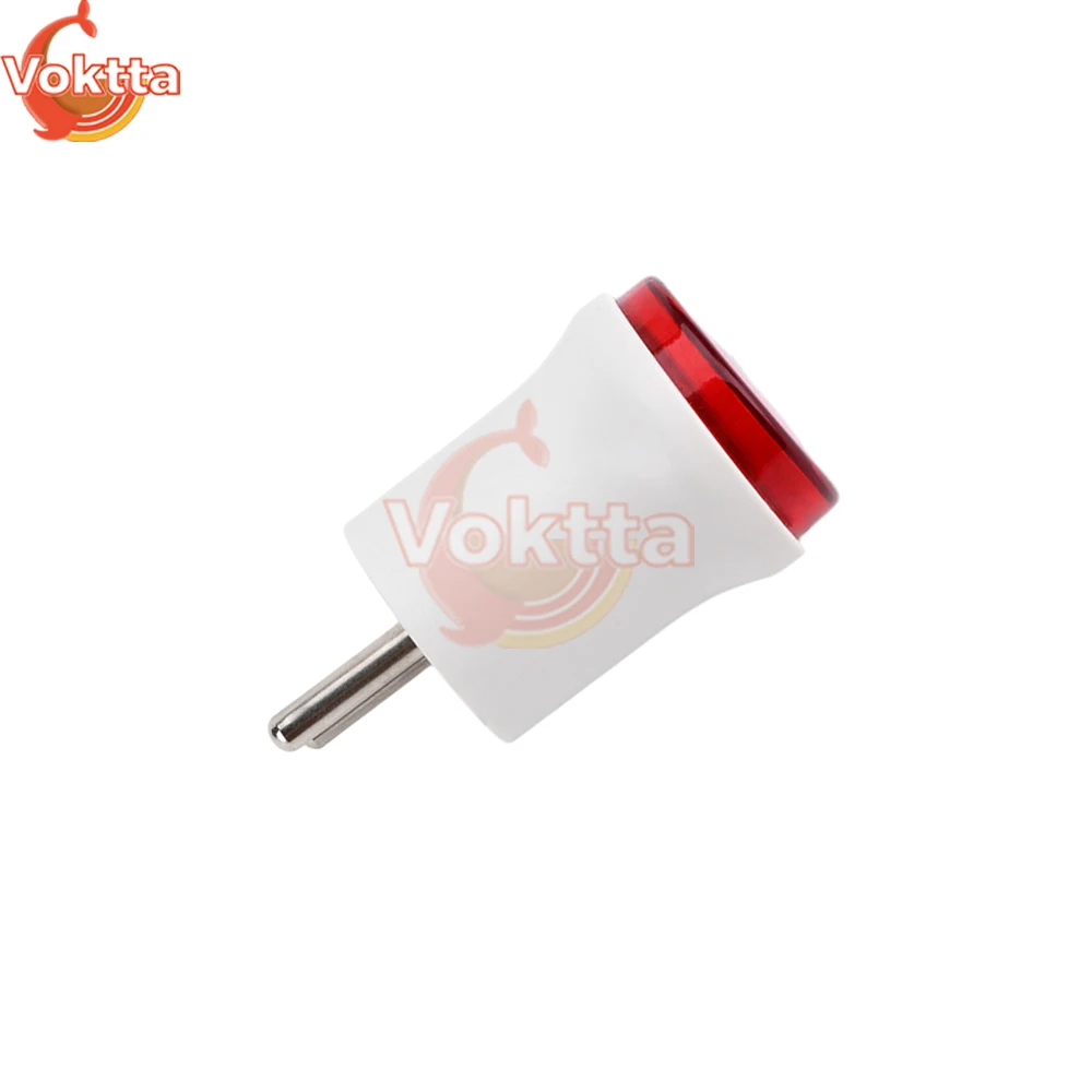 Woltomierz cyfrowy LED AC 50-500V okrągły miernik napięcia 30mm wskaźnik kontrolny próbnik napięcia Panel testowy Amp detektor EU Plug