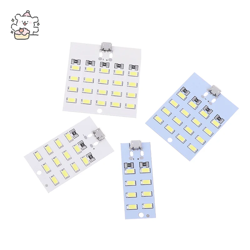 Panneau d'éclairage LED mobile USB, interface micro USB 5730 SMD 5V 430mA ~ 470mA
