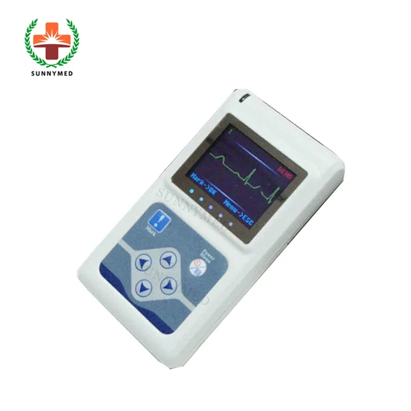 SY-H012 twelve Channel handheld Holter ECG Monitor System ecg sensor