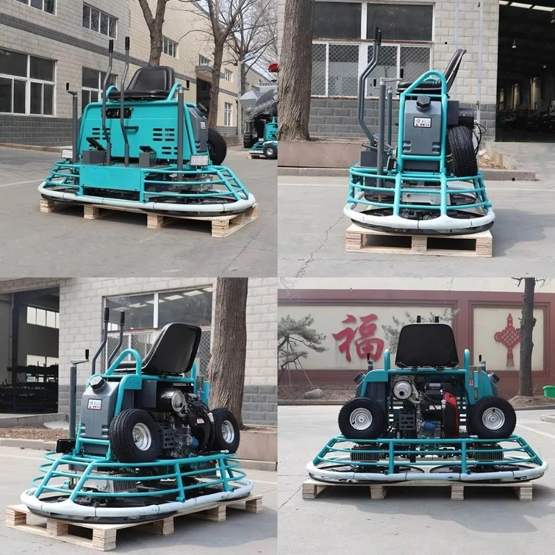 Driving Type Double Disc Power Trowel Edging Smooth Concrete Troweling Machine Ride on Power Trowel for Selling