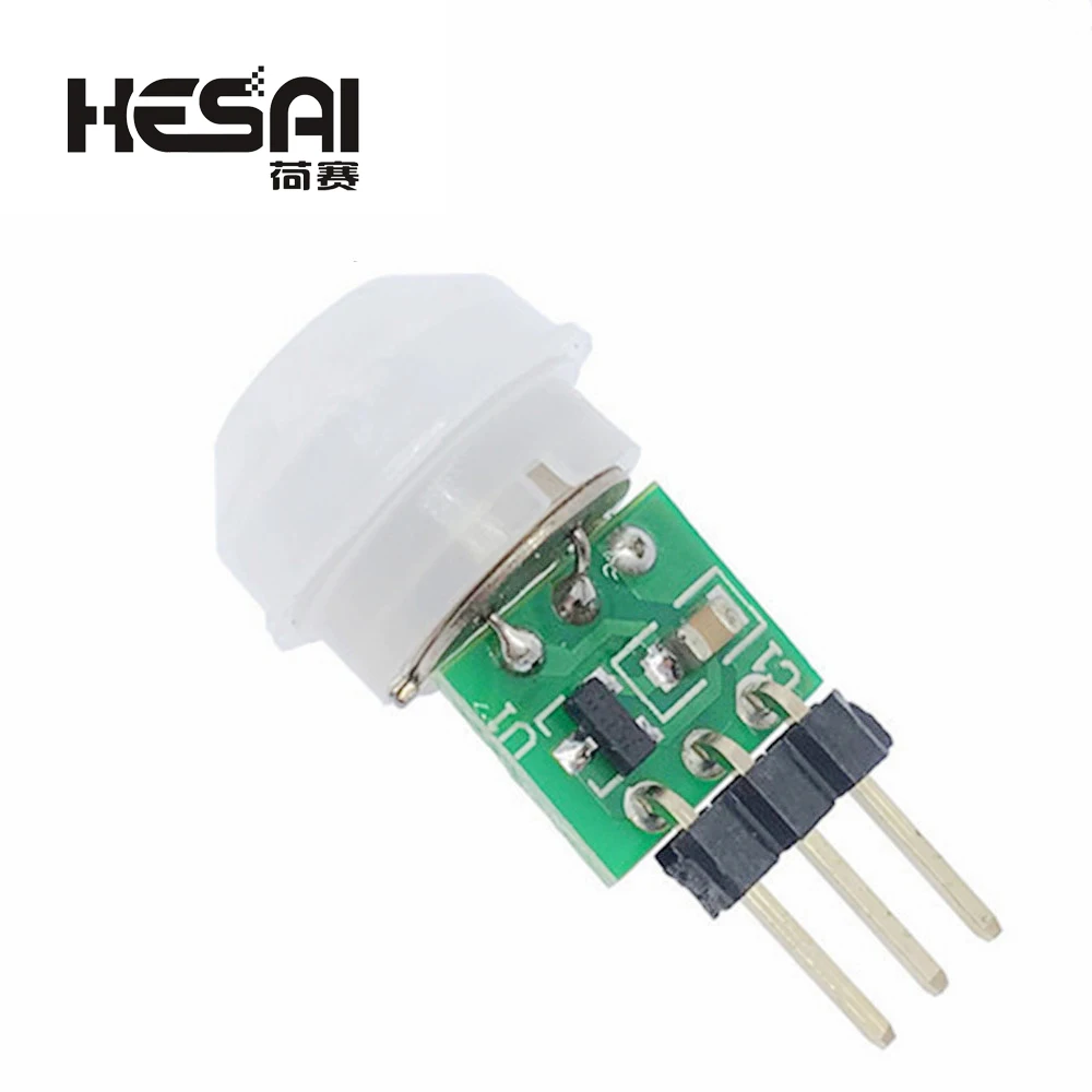 Mini Sensor de Movimiento PIR Infrarrojo Piroeléctrico, Detector Automático de Presencia Humana, Módulo AM312, Sensor DC 2.7 a 12V