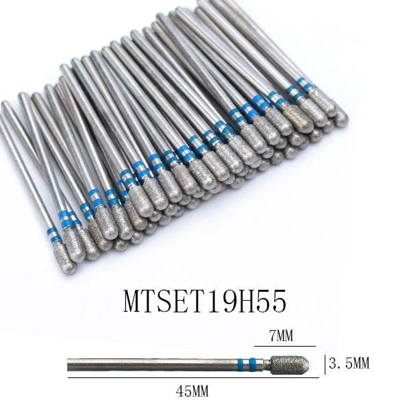 50pc Diamant Nagel Bohrer Häutchen Sauber Bit Set Fräser für Maniküre Elektrische Cutter Bits Zubehör Abgestorbene Haut entfernen