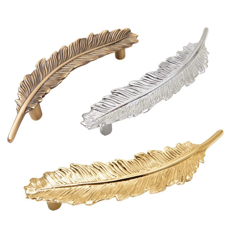 Creative 10PCS Solid Brass Furniture Pulls Handles Drawer Knobs Cupboard Wardrobe Closet Dresser Shoe Wine Cabinet Door Pulls