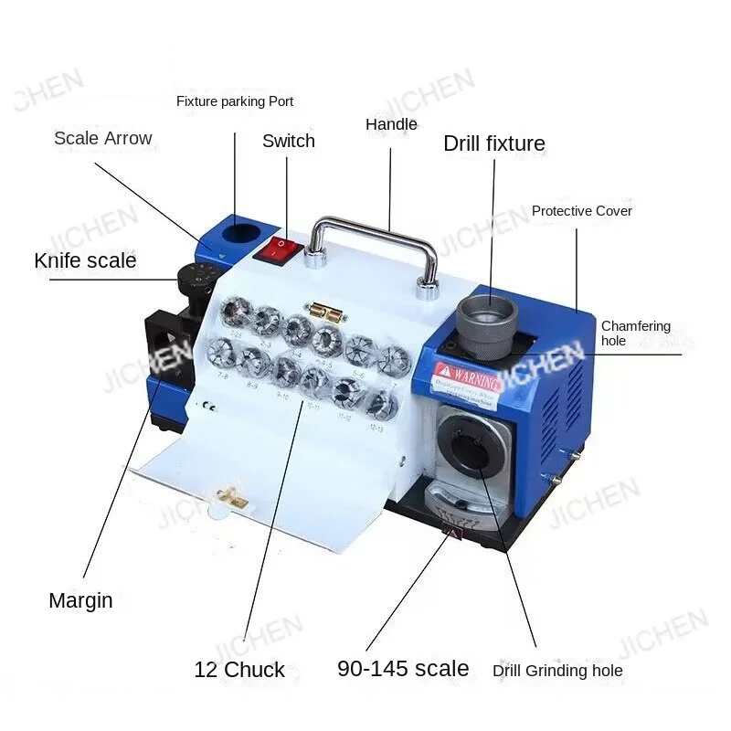 3-13 ملم موليندا إلكتريكا دي بروكا تلقائيًا 220 فولت / 180 وات بروكا دي تورسيون دي ألتا كريسيزونيا #6