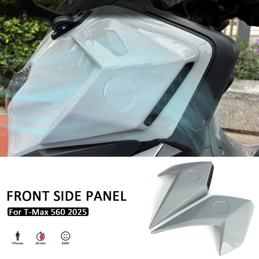 

For YAMAHA TMAX 560 TMAX560 T-MAX560 2025 New Motorcycle Frame Upper Deflectors Windshield Side Panel Cover Side Deflector