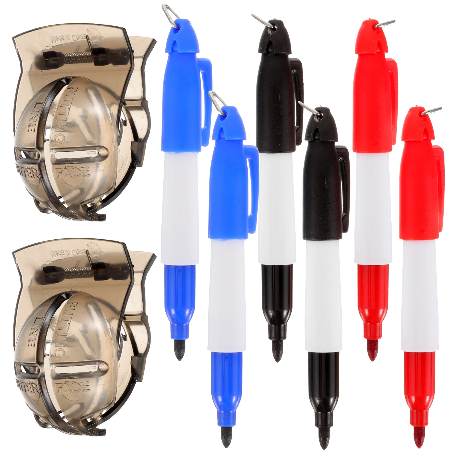 

1 set 1 Set Reusable Golf Ball Stencil Durable Plastic Alignment Tool For Putting Line Marking Outdoor Sports Accessory