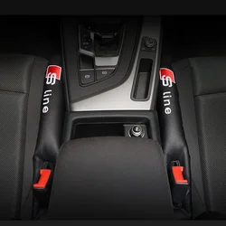 Cojín para asiento de coche, relleno de huecos para Audi A1 A3 A4 B8 8P 8V A6 C7 A5 Q5 B7 B6 B9 A7 A8 SLINE QUTTRO RS Q3 Q7 S3 S4 S5 S6, 2 uds.