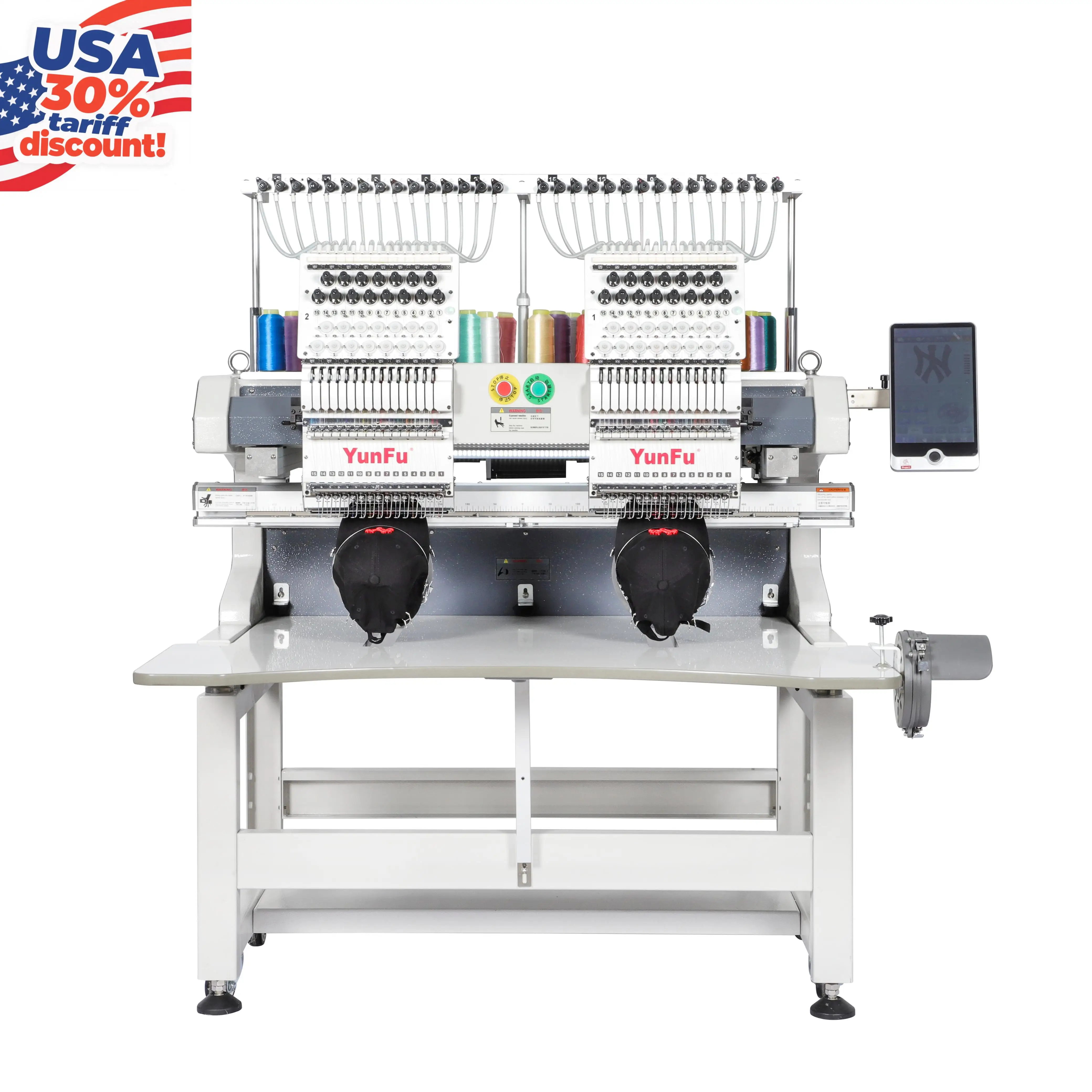 Use SE600 New Digital Industrial  Embroidery Machine for Hat Printing Patch Embroidery Sequence with Motor Core Component