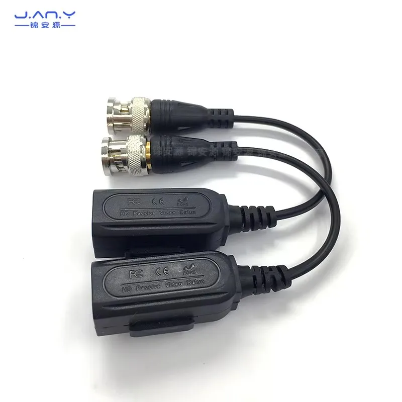 4K coaxial HD transmitter HD single channel passive twisted pair transceiver BNC head lightning protection and anti-interference