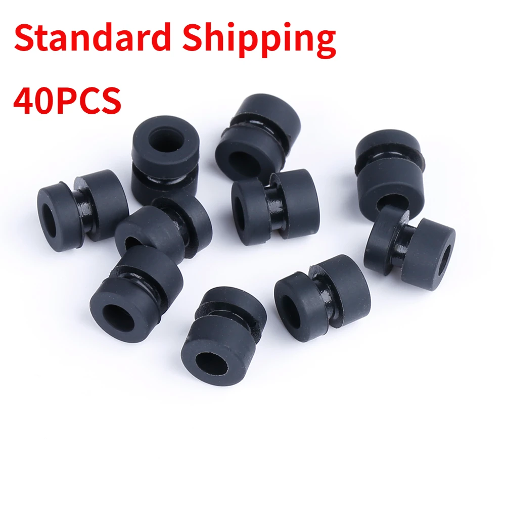 

40PCS M2 M2X5.6 M3 M3X6.6 Rubber Shock-Absorbing Ball Damping Column for FPV Flight Controller Stack DIY Part