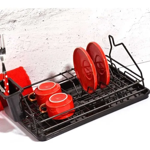 Lalezar Single Layer Dish Rack Black