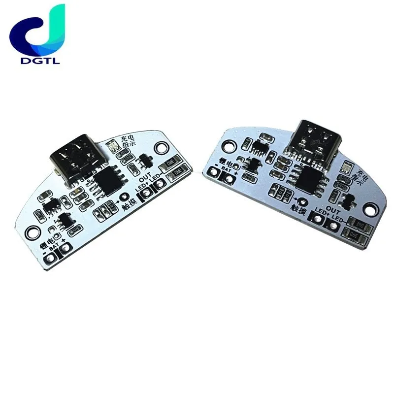 

1pcs type-C table lamp circuit board USB charging three gear stepless dimming led touch small night lamp control module