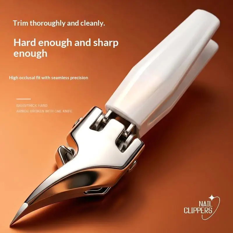 1/3 Pcs Slant Edge Anti-Splash Nail Clipper Set Professional Oblique Toe Nail Trimmers Ingrown Toenail Tools Nail Cutter
