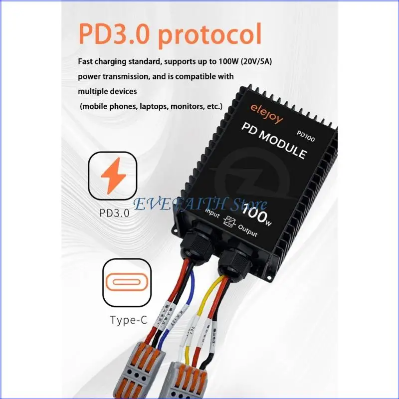 124B كثيفة 100 واط، معالج DOG الحالي المباشر، جهاز USB، خطة رقيقة للأمان الزائد #4