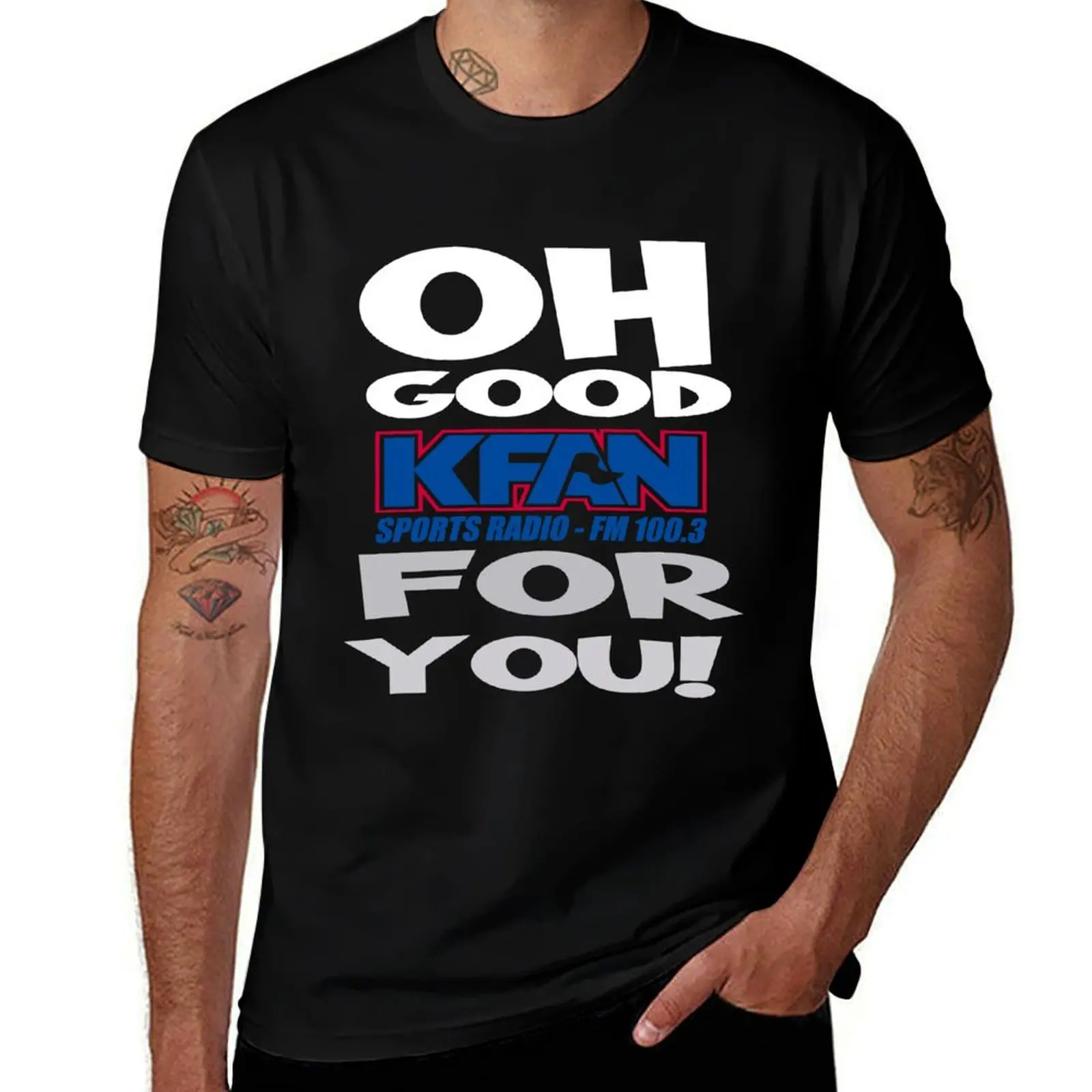 

KFAN good for you t shirt T-Shirt valentines boutique clothes oversize t-shirts man plain shirts graphic tee men