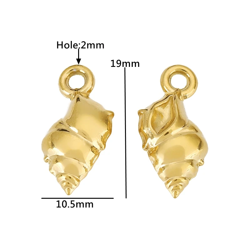 3pcs Lipstick Rabbit Conch Lovers Charms Pendants