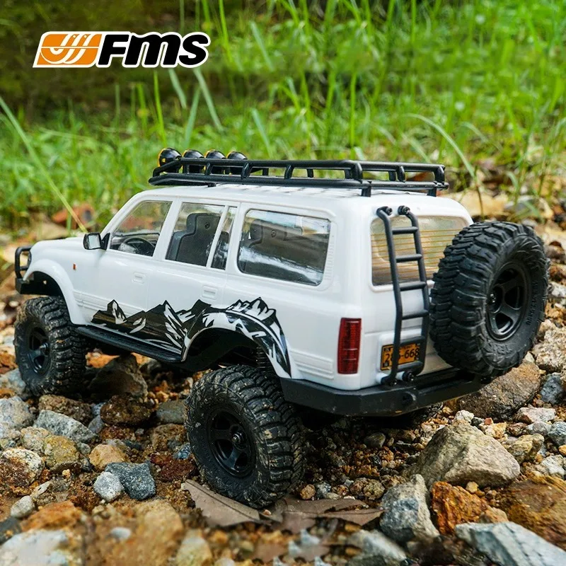 FMS1/18 EAZYRC Snow Mountain Storm zdalnie sterowanym pojazdem JC80 4WD wspinaczka pojazd terenowy Model symulacyjny zabawka festiwal prezent