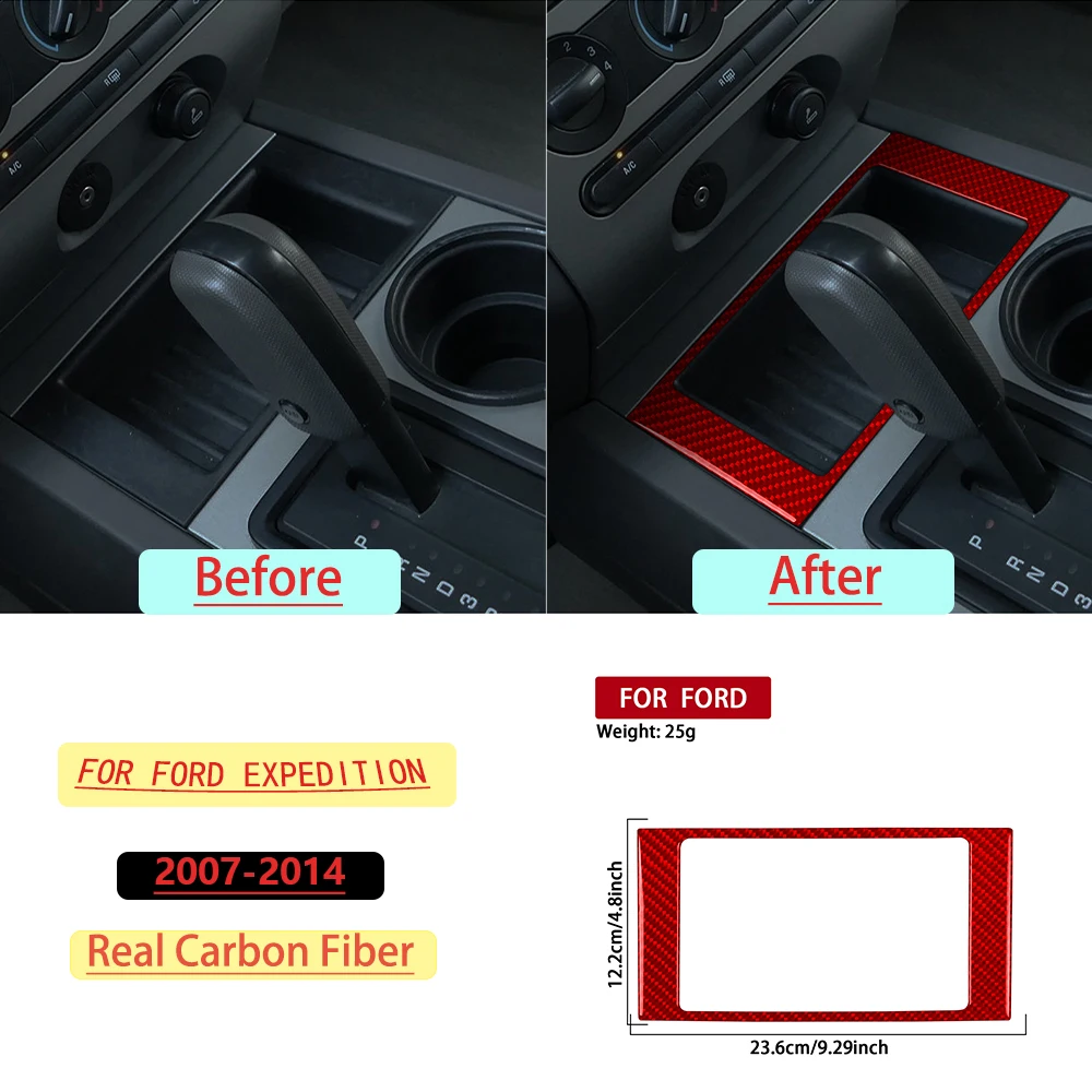 For Chevrolet Traverse RS LT 2018–2023 Car Center Console Knob Set Trim Real Soft Carbon Fiber Interior Car Accessories Stickers